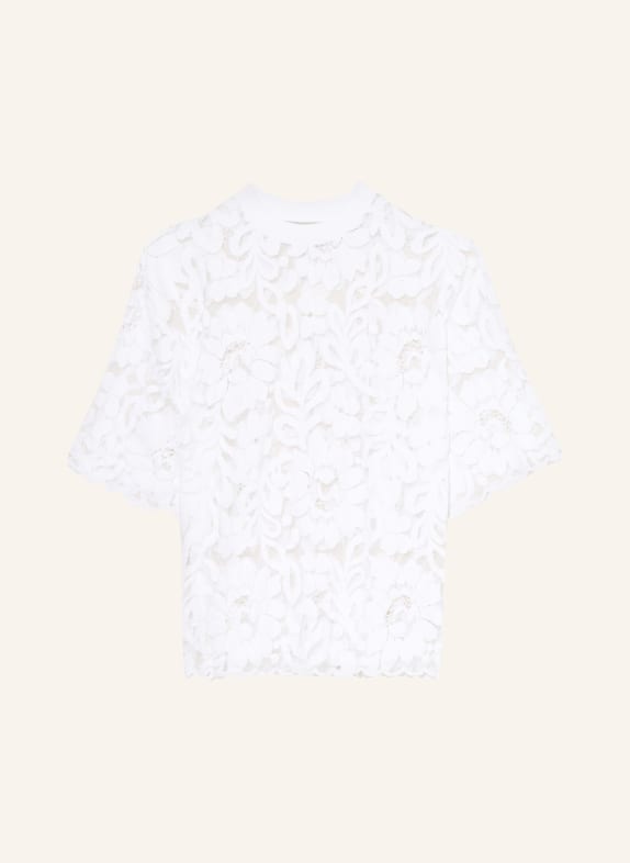 ALLSAINTS T-shirt AMELIE en dentelle BLANC