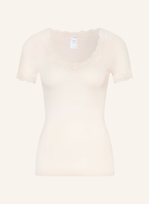 CALIDA RICHESSE LACE nightgown with silk CREAM