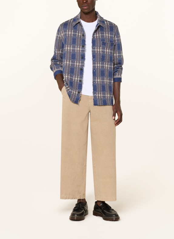 ALLSAINTS Overjas SOLMAR BLAUW / CRÈME / TAUPE
