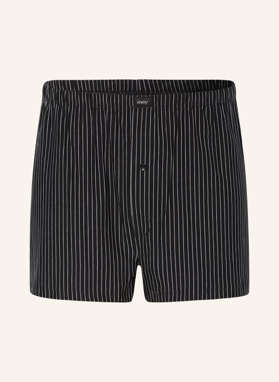 mey Boxerky série BC STRIPES ČERNÁ / BÍLÁ