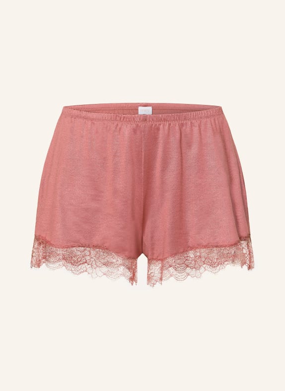 mey PURE SHINE LACE Sleep Shorts Collection DUSKY PINK