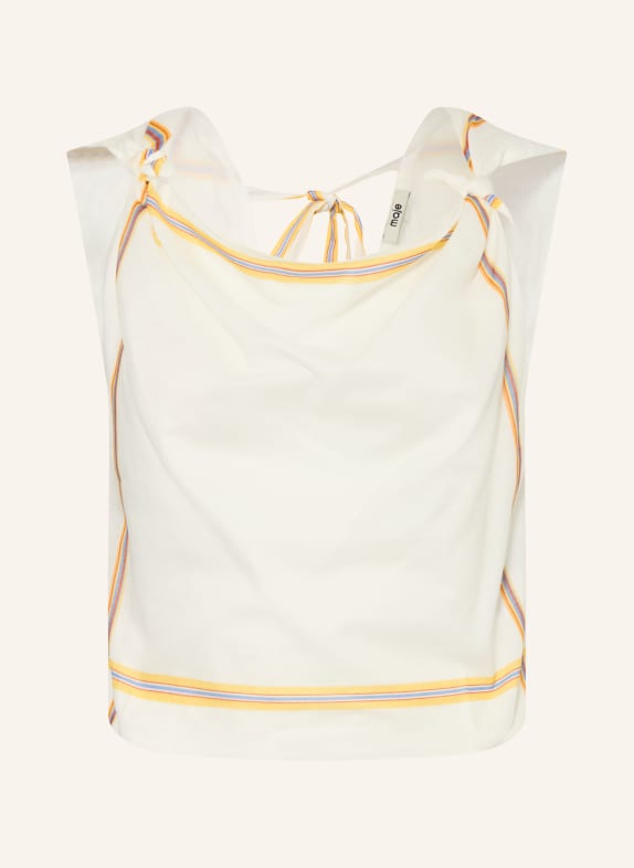 maje Cropped-Blusentop CREME / GELB / BLAU