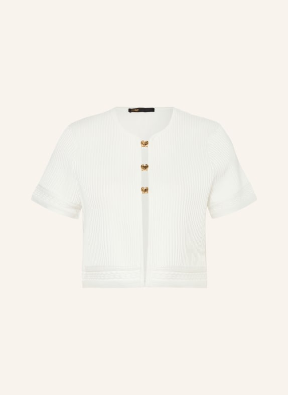 maje Cropped-Strickjacke WEISS