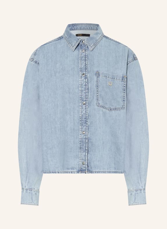 maje Jeansbluse HELLBLAU