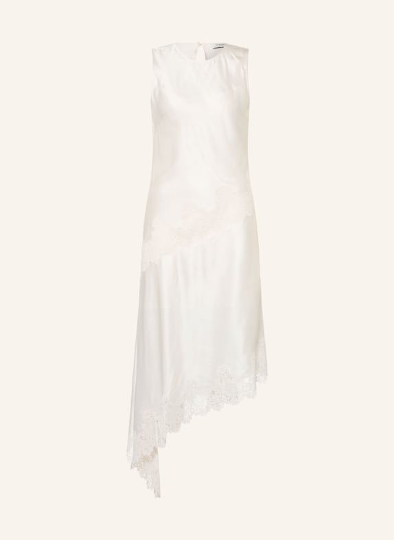 SANDRO Kleid mit Spitze ECRU