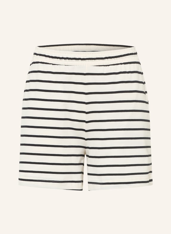 CALIDA Short de pyjama FAVOURITES LAYERING CRÈME / BLEU FONCÉ