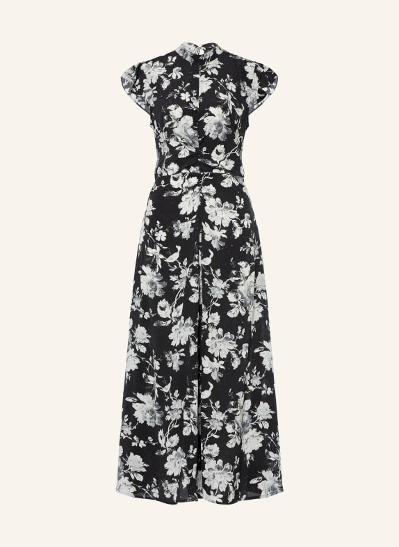 ALLSAINTS Kleid LOLITA SCHWARZ / HELLGRAU / GRAU