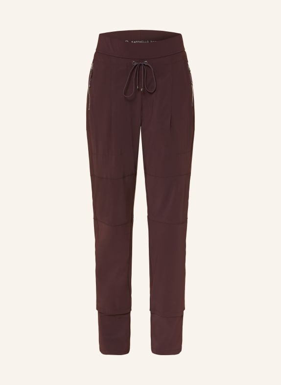 RAFFAELLO ROSSI Broek CANDY in joggingstijl DONKERROOD