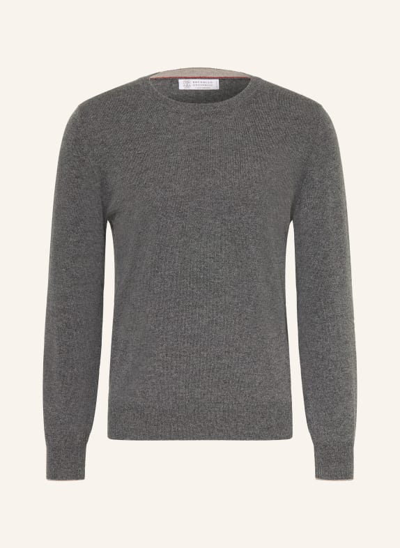 BRUNELLO CUCINELLI Cashmere sweater GRAY