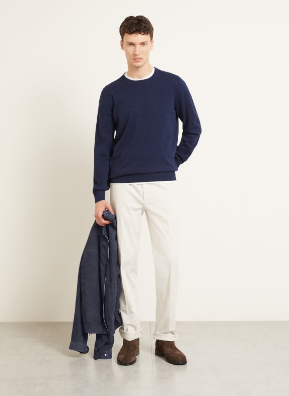 BRUNELLO CUCINELLI Kasjmier trui DONKERBLAUW