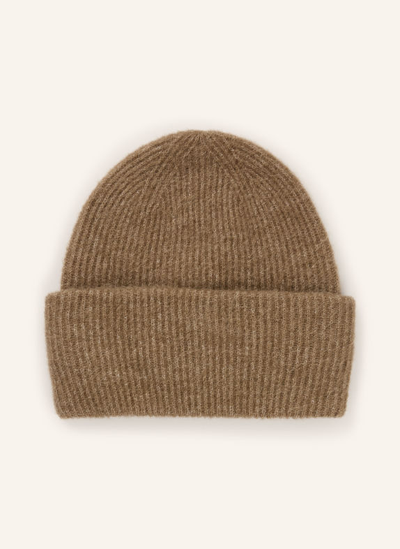 SAMSØE  SAMSØE Beanie NOR with alpaca OLIVE