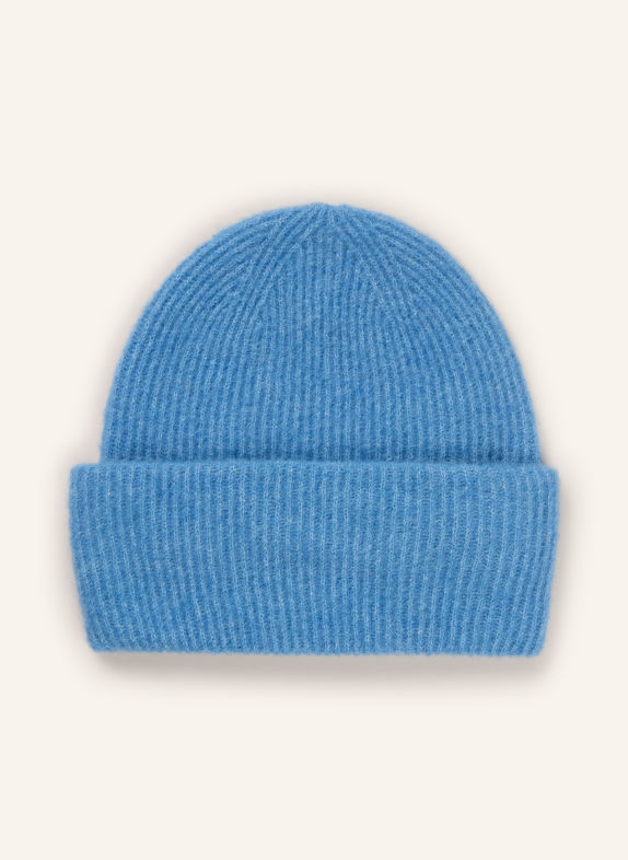SAMSØE  SAMSØE Beanie NOR with alpaca BLUE