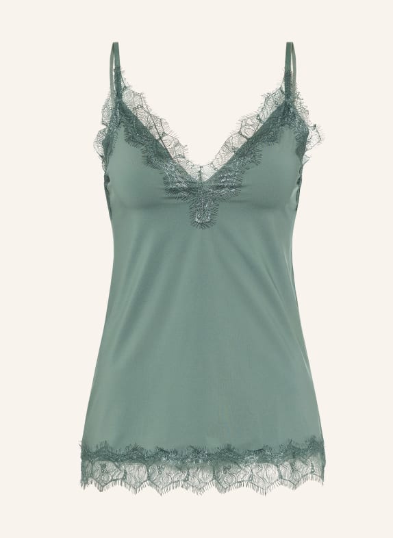 rosemunde Top BILLIE mit Spitze OLIV