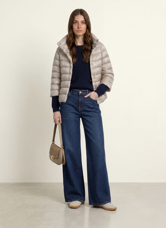 HERNO Donsjack SOFIA met 3/4-mouwen ECRU