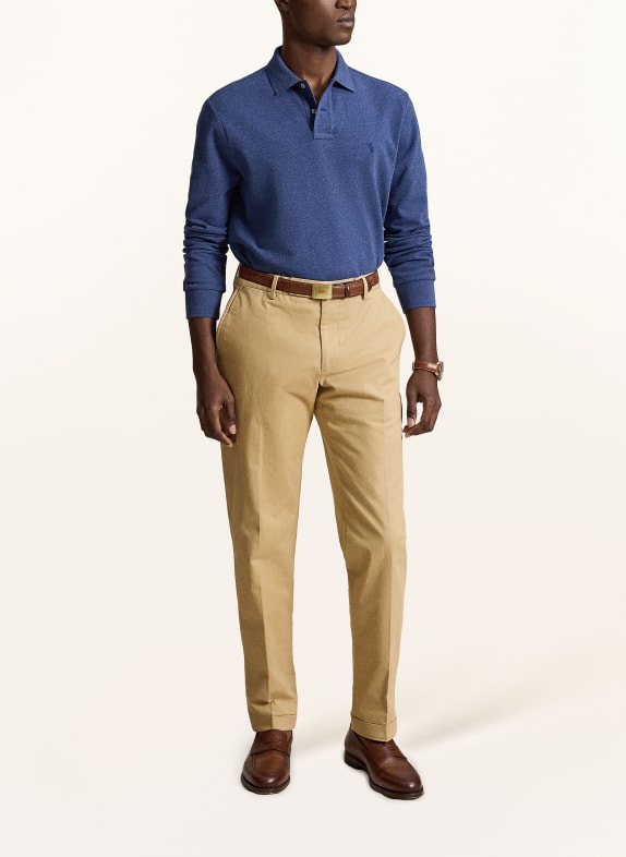 POLO RALPH LAUREN Piqué-poloskjorte Custom Slim Fit BLÅ