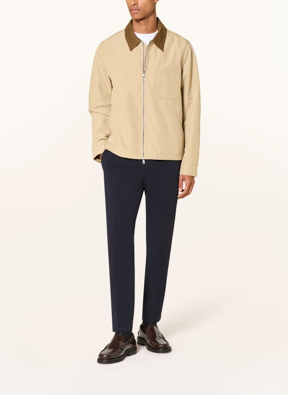 SAMSØE  SAMSØE Pantaloni SMITHY în stil jogging Slim Fit ALBASTRU ÎNCHIS