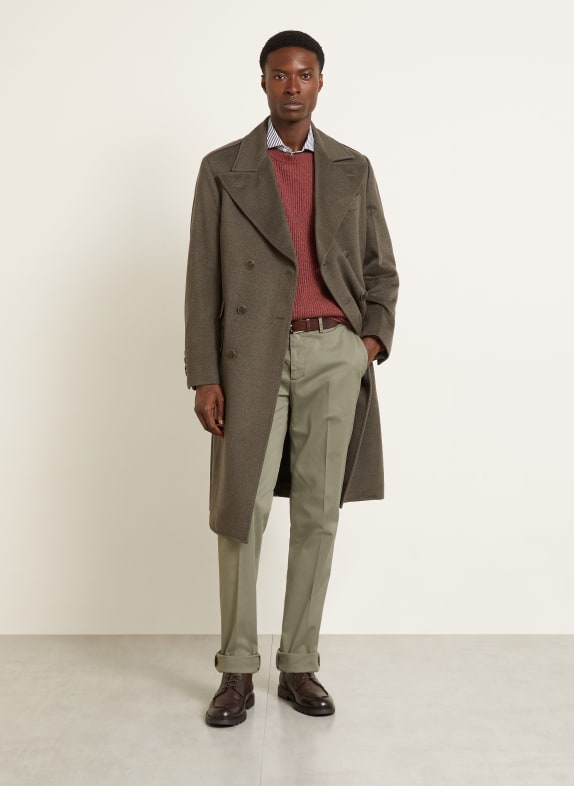 BRUNELLO CUCINELLI Chino kalhoty KHAKI