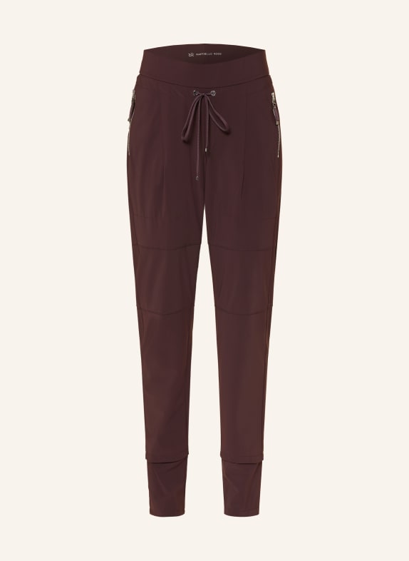 RAFFAELLO ROSSI Hose CANDY LONG im Jogging-Stil DUNKELROT