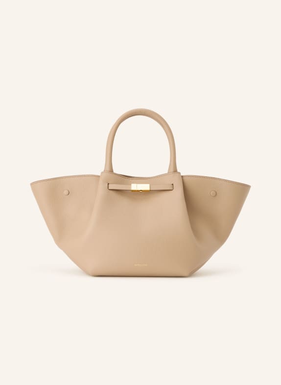 DEMELLIER Handtas THE MIDI NEW YORK BEIGE / GOUD