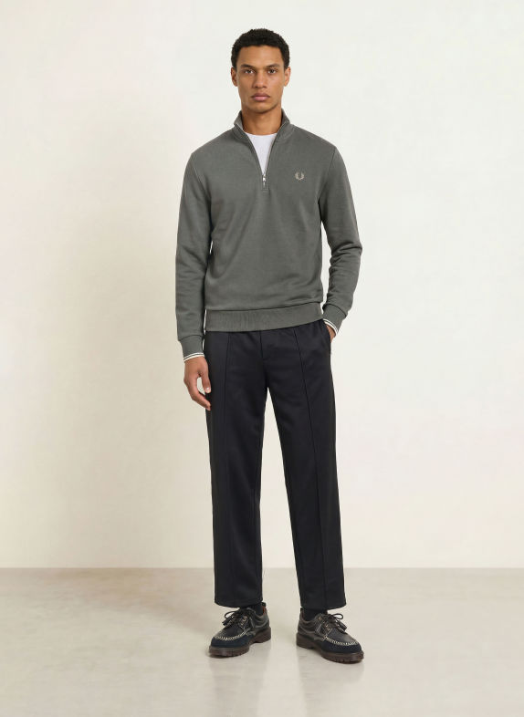FRED PERRY Sweat-Troyer GRÜN