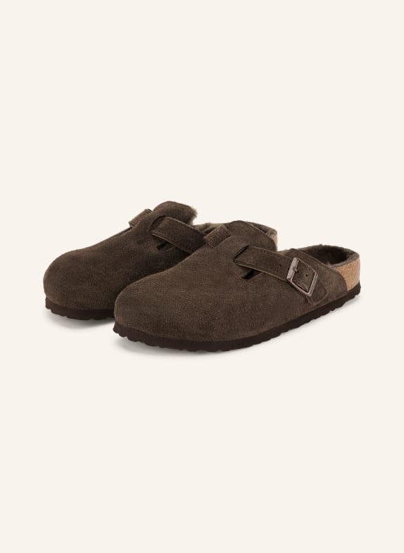 BIRKENSTOCK Pantoletten BOSTON DUNKELBRAUN