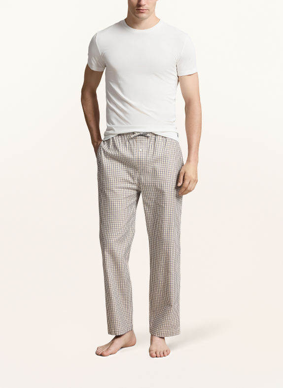 POLO RALPH LAUREN Pajama pants KHAKI / BLUE