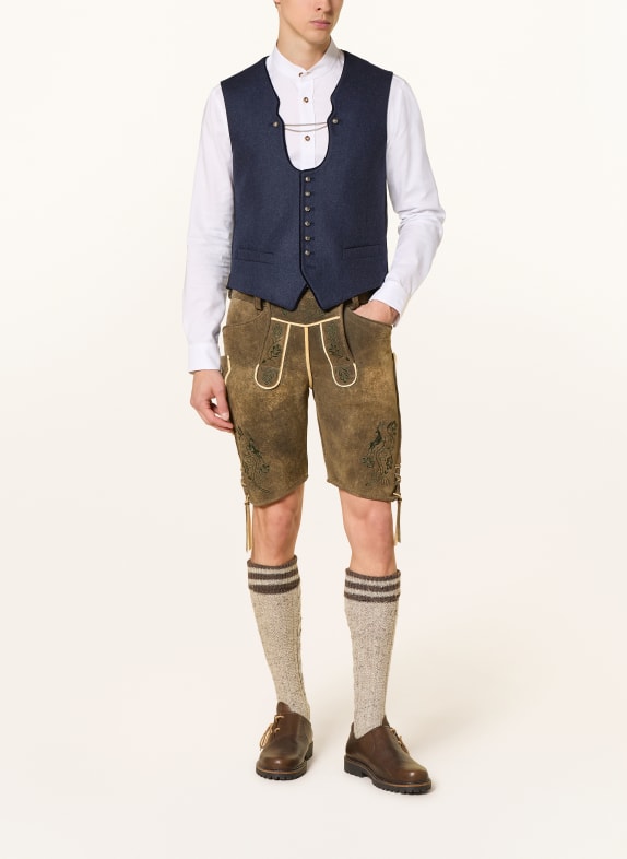 Hammerschmid Vesta tradițională VIZENZ Slim Fit ALBASTRU ÎNCHIS