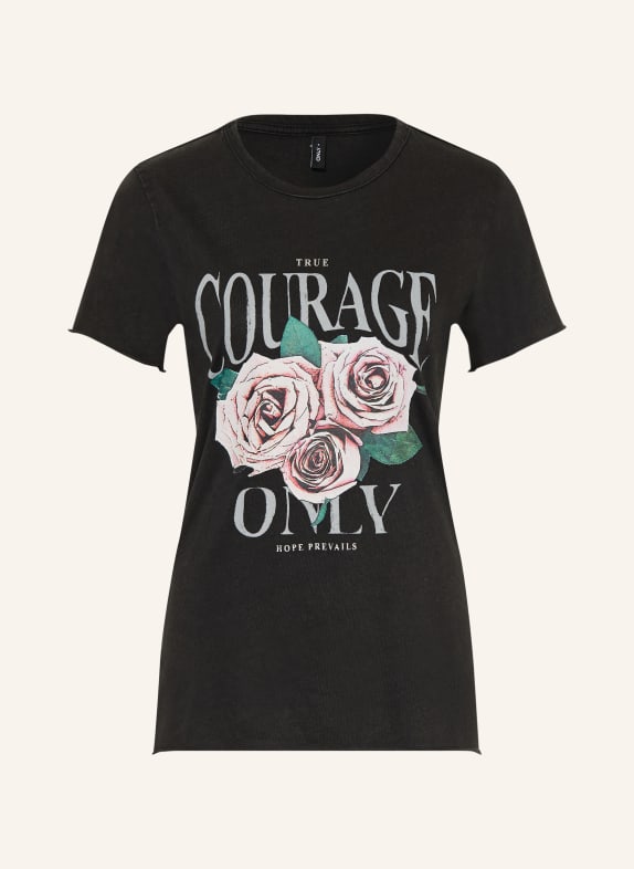 ONLY T-Shirt DUNKELGRAU