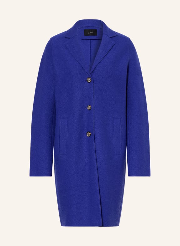 oui Wool coat BLUE