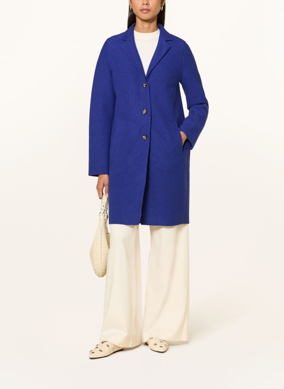 oui Wool coat BLUE