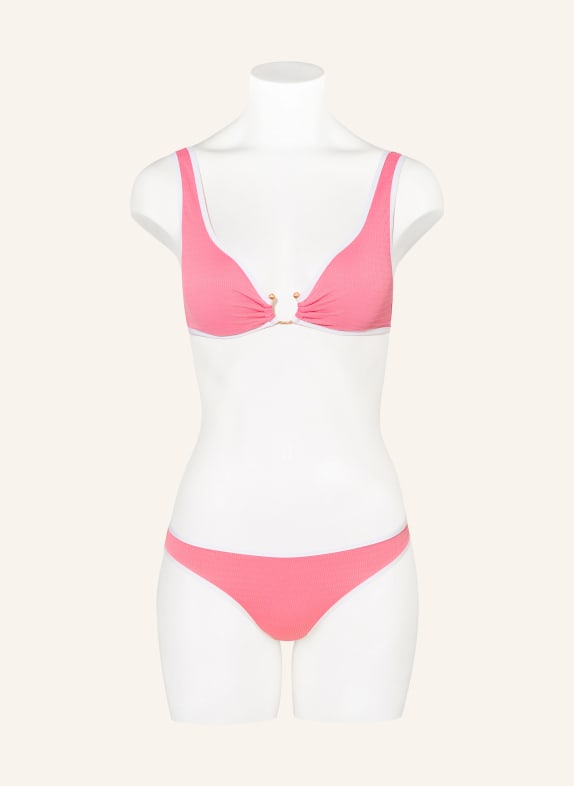SEAFOLLY Bralette-bikinitop BEACH BOUND ROZE / WIT