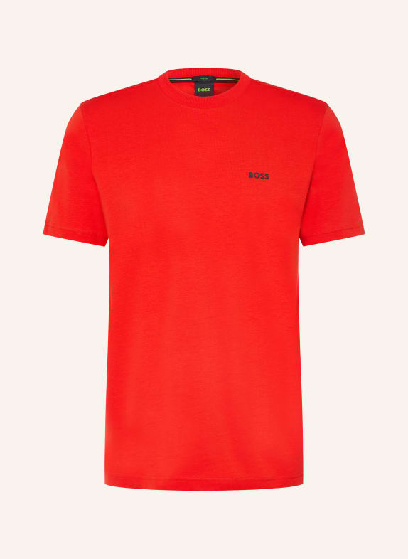 BOSS Tricou TEE ROȘU DESCHIS