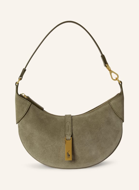 POLO RALPH LAUREN Schultertasche HELLGRÜN / GOLD
