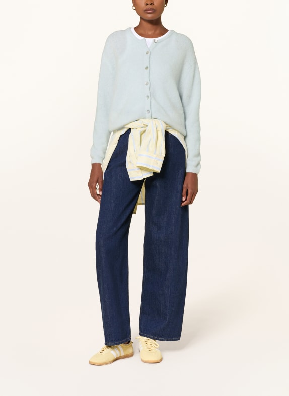 American Vintage Gebreid vest met alpaca MINT
