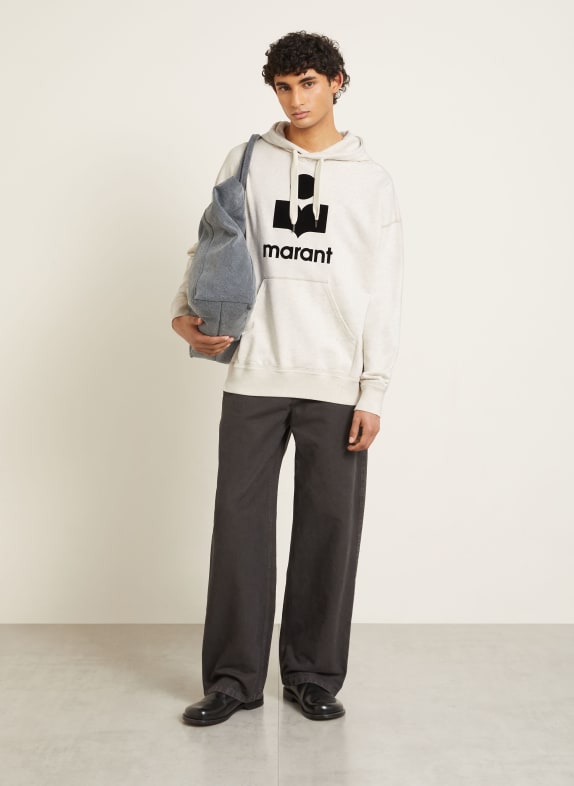 ISABEL MARANT Hoodie MILEY LICHTGRIJS / ZWART