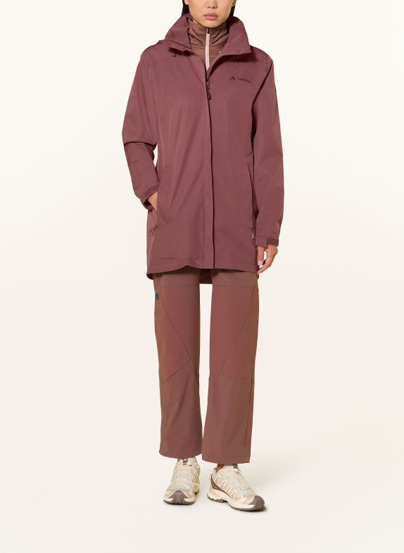 VAUDE Parka ESCAPE BRUDNY RÓŻ