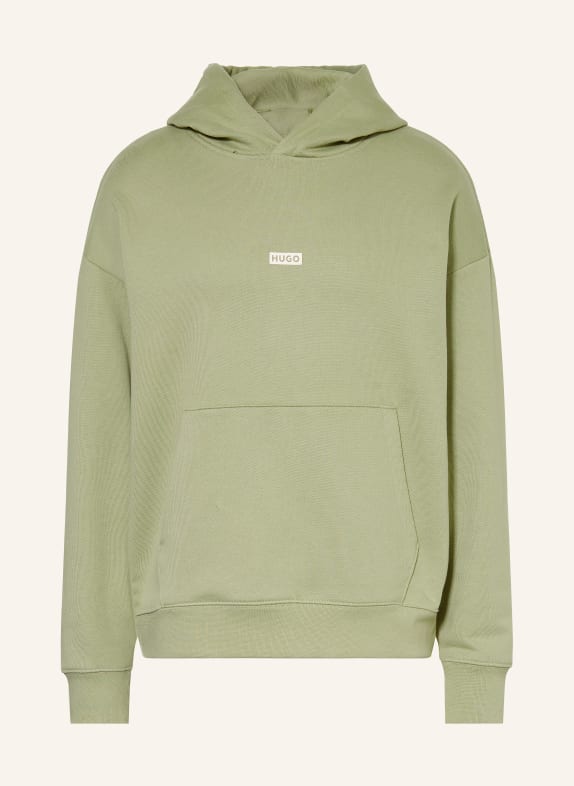 HUGO Hoodie NAZARDO LICHTGROEN