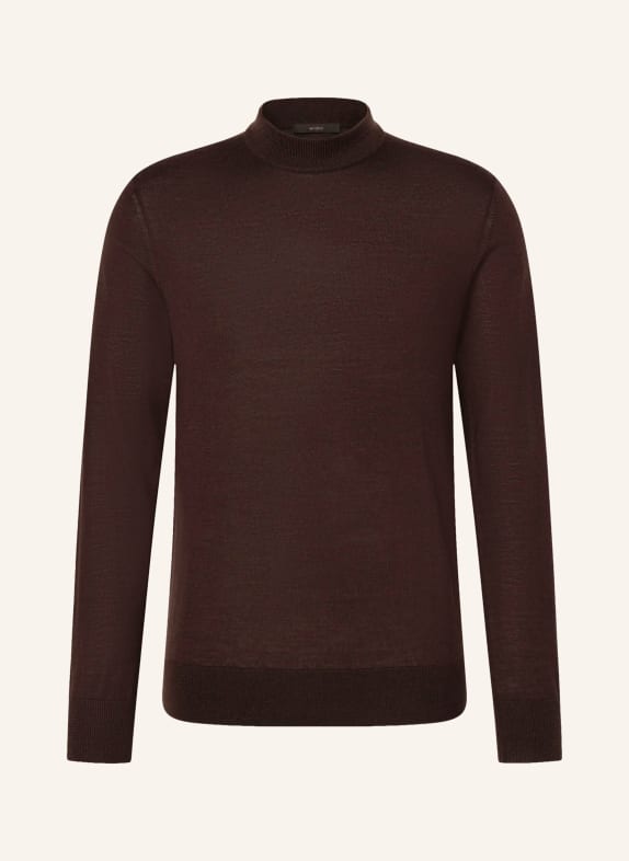 windsor. Sweter NANDO CIEMNOBRĄZOWY