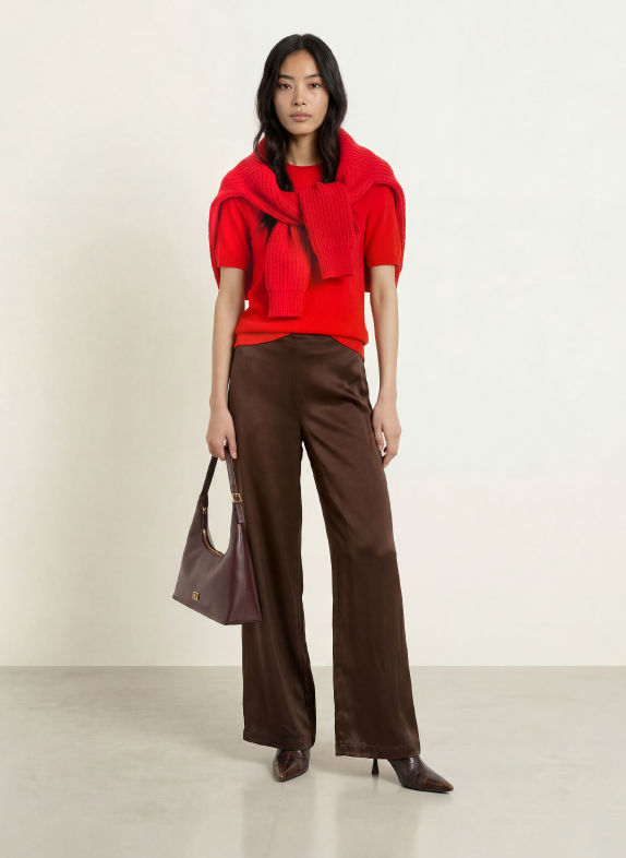 Part Two Strickshirt EVERLOTTA aus Cashmere ROT