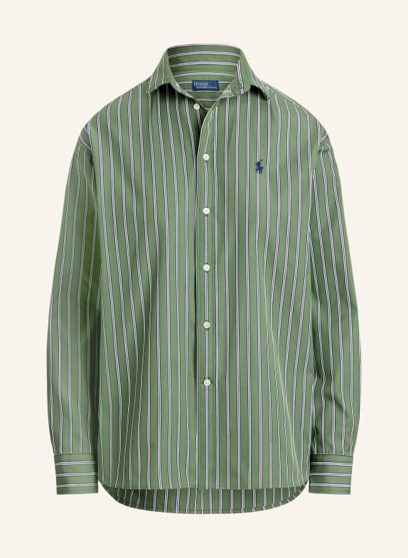 POLO RALPH LAUREN Skjortblus GRÖN / VIT