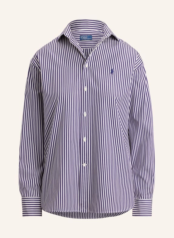 POLO RALPH LAUREN chemise BLEU FONCÉ / BLANC
