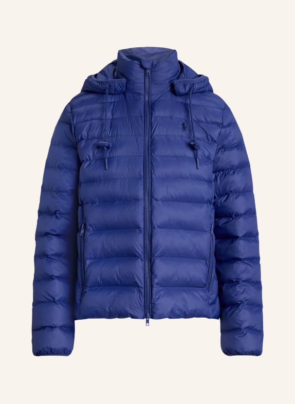 POLO RALPH LAUREN Steppjacka med avtagbar huva BLÅ