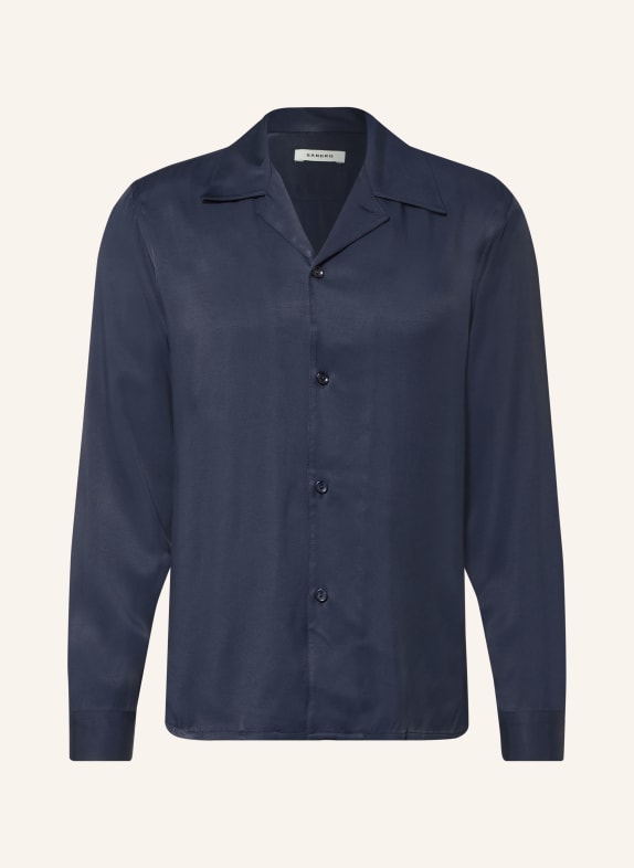 SANDRO Resorthemd Regular Fit DUNKELBLAU
