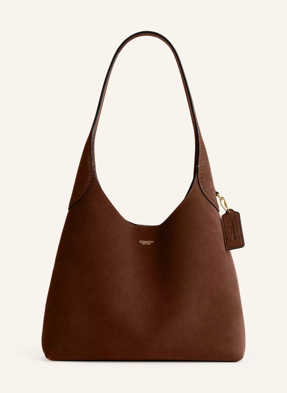 COACH Beuteltasche BROOKLYN 28 DUNKELBRAUN