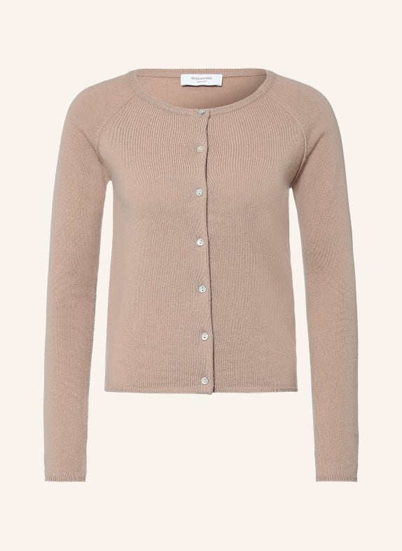 rosemunde Stickad kofta LAICA med kashmir BEIGE