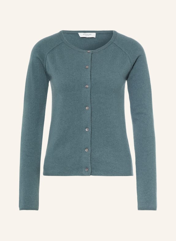 rosemunde Cardigan LAICA with cashmere TEAL