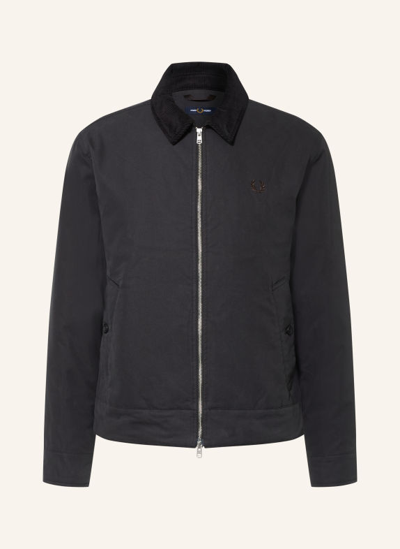 FRED PERRY Jacke SCHWARZ