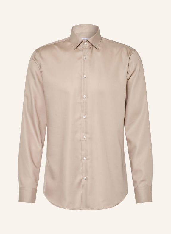 seidensticker Overhemd Shaped Fit BEIGE