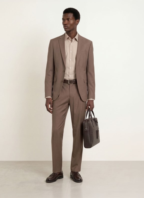 seidensticker Overhemd Shaped Fit BEIGE