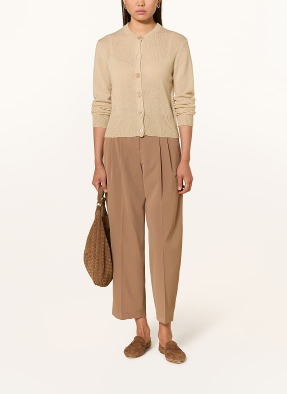 JOOP! Gebreid vest KARINA van kasjmier CAMEL